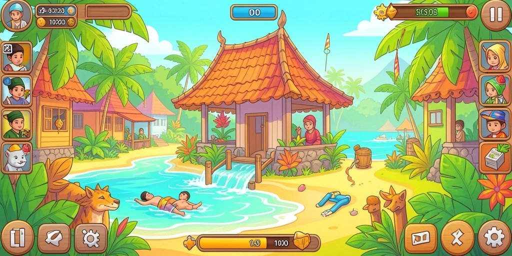 idnscore - Screenshot menunjukkan variasi tema slot yang tersedia.